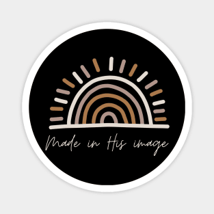 Made in His image Christian Jesus Faith Bible Gift Verse Magnet